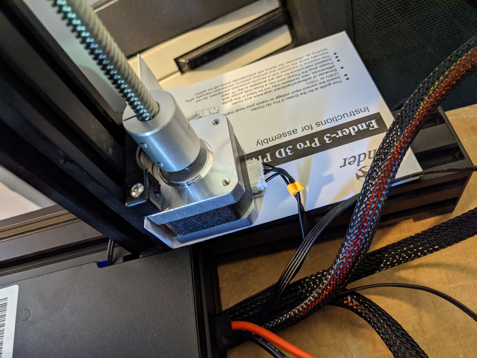 Creality 3D Ender-3 Z motor axis cable