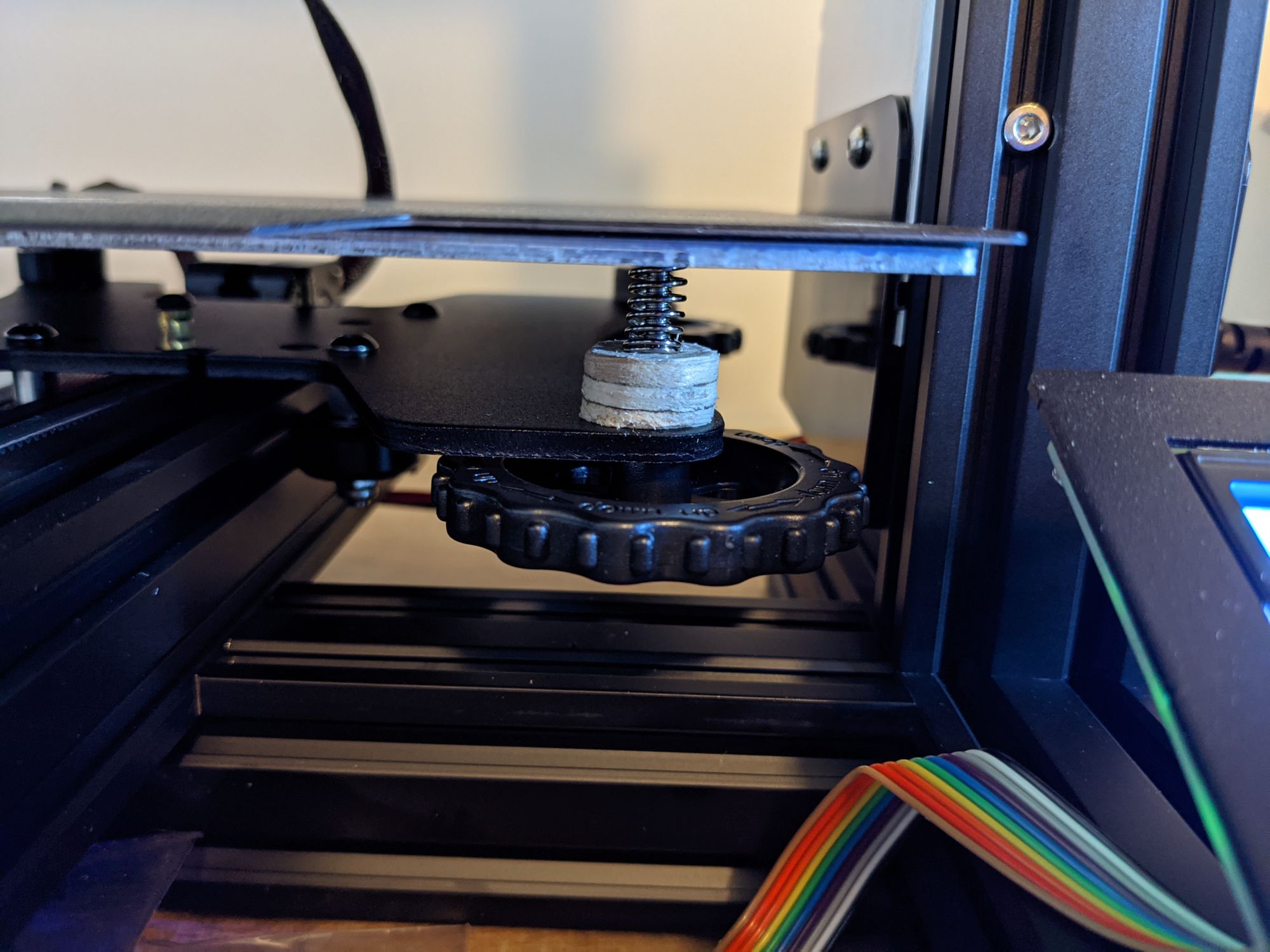 Ender 3 V2 Manual Leveling and First Print 