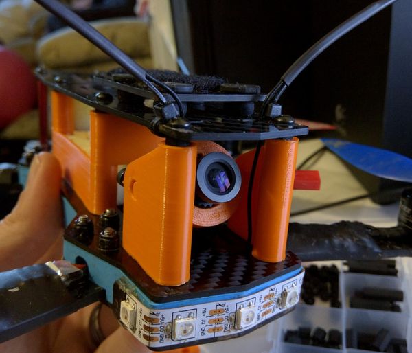 ZMR250 Custom Tilting Foxeer FPV Camera Mount